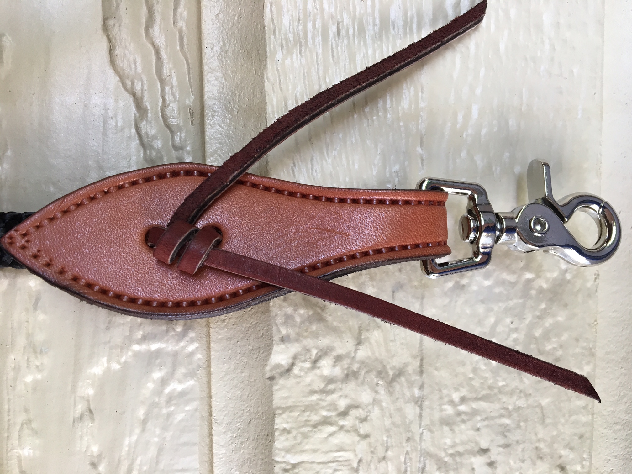 Flared leather