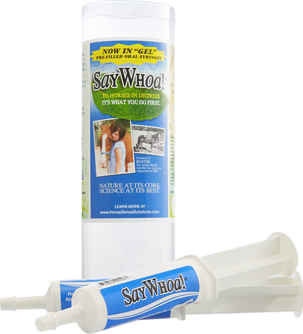 SayWhoa! package with two 60 mL syringes.