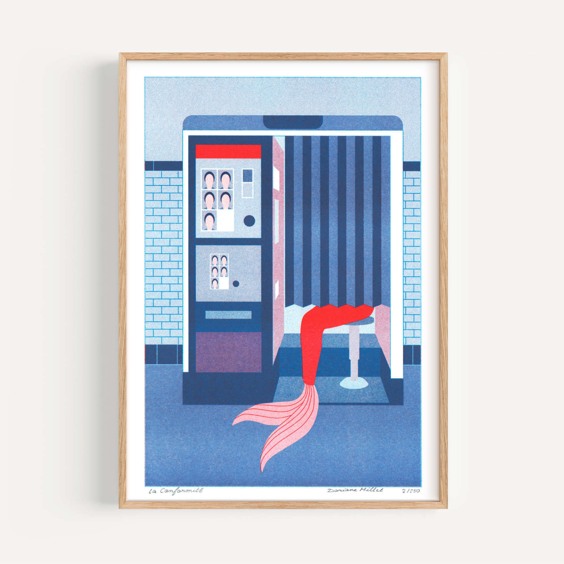 La Conformité | Affiche risographie A4