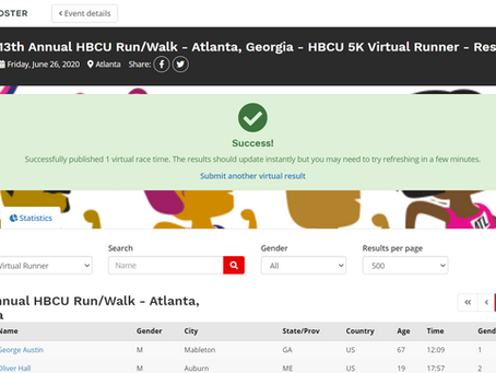 Scholarship: Virtual Run/Walk Last Day 7.3.20