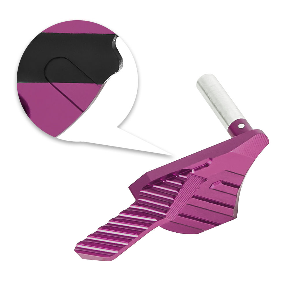 CNC Aluminum Single Thumb Safeties Nexxspeed - Hi-CAPA 4.3 / 5.1 (Purple)
