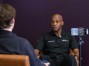 Royal Ambulance Operations Manager Bradley Jones wearing a Royal Ambulance polo during an interview about building a long EMS career 