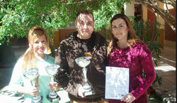 En el I.E.S Salduba con nuestro prem