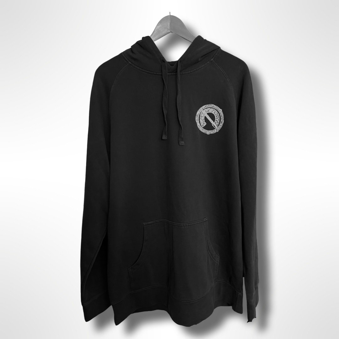 JVH Creations WILD HORSES Mandala Faded Hood Jumper