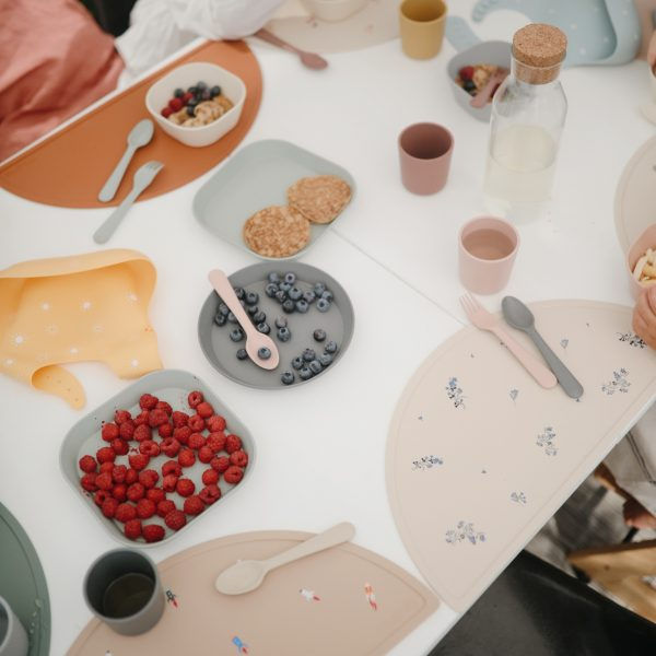 Thumbnail: Mushie | Fork and Spoon Set (Cloud)