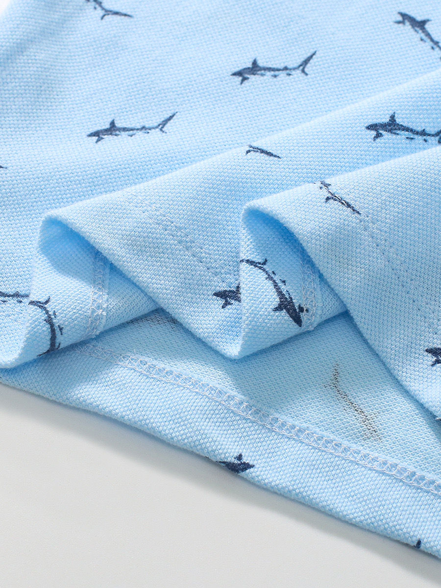 Thumbnail: All Over Sharks Polo Shirt