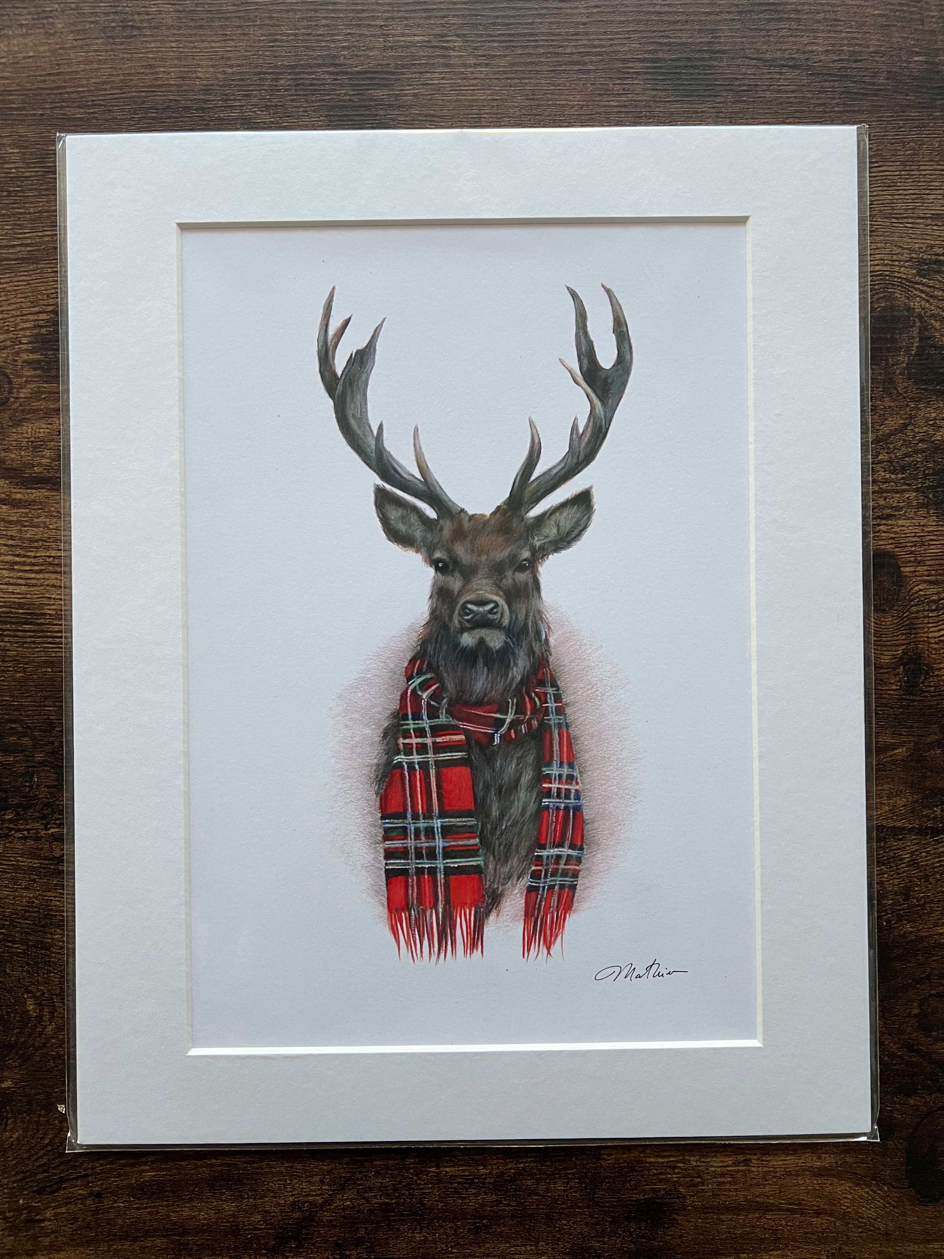 Winter in the Glen - Print with 14x11" Mount