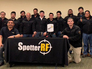 Spotter RF, certificación de fabrica.