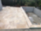 Terrasse piscine en travertin