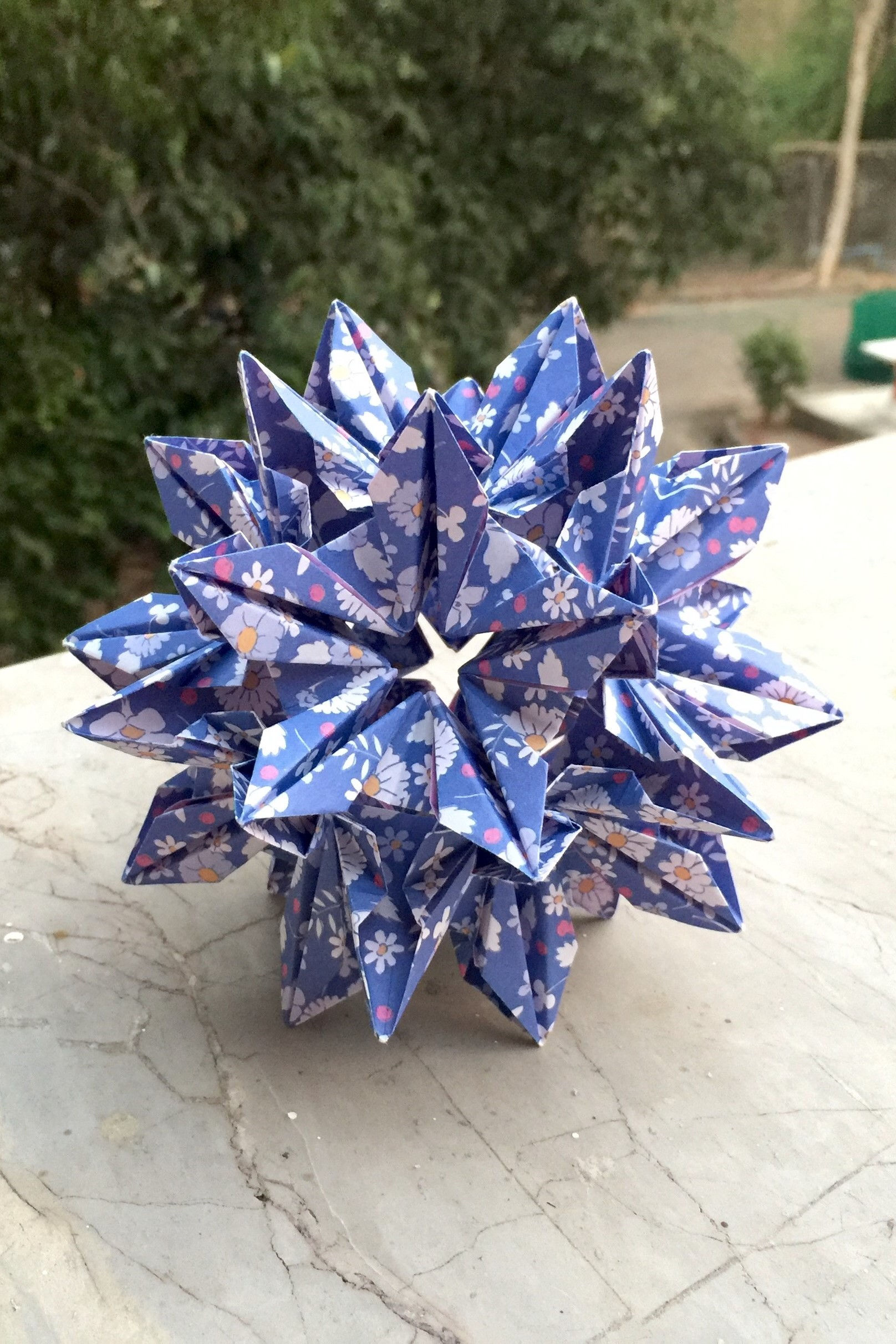 Blue Bird Kusudama
