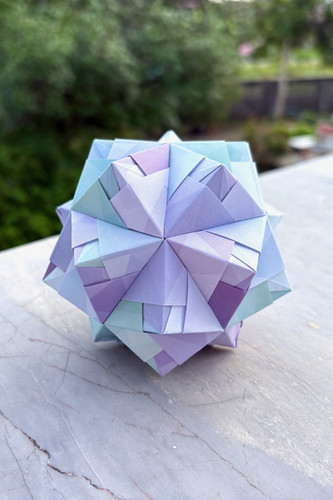 endlessmade origami着用 Simple Arm Kusudama | PrwOrigami