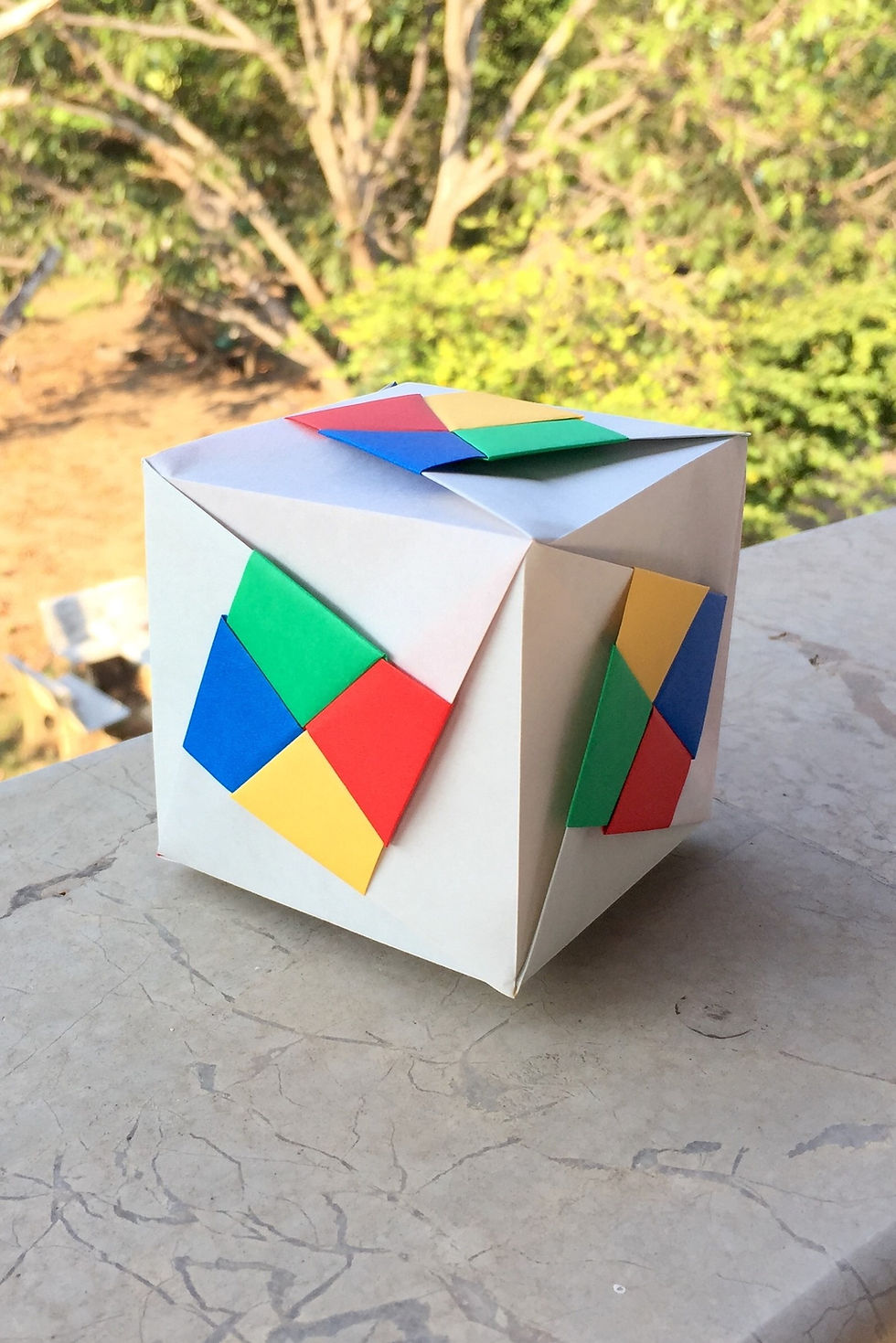 Thumbnail: Coloring Cube Kusudama