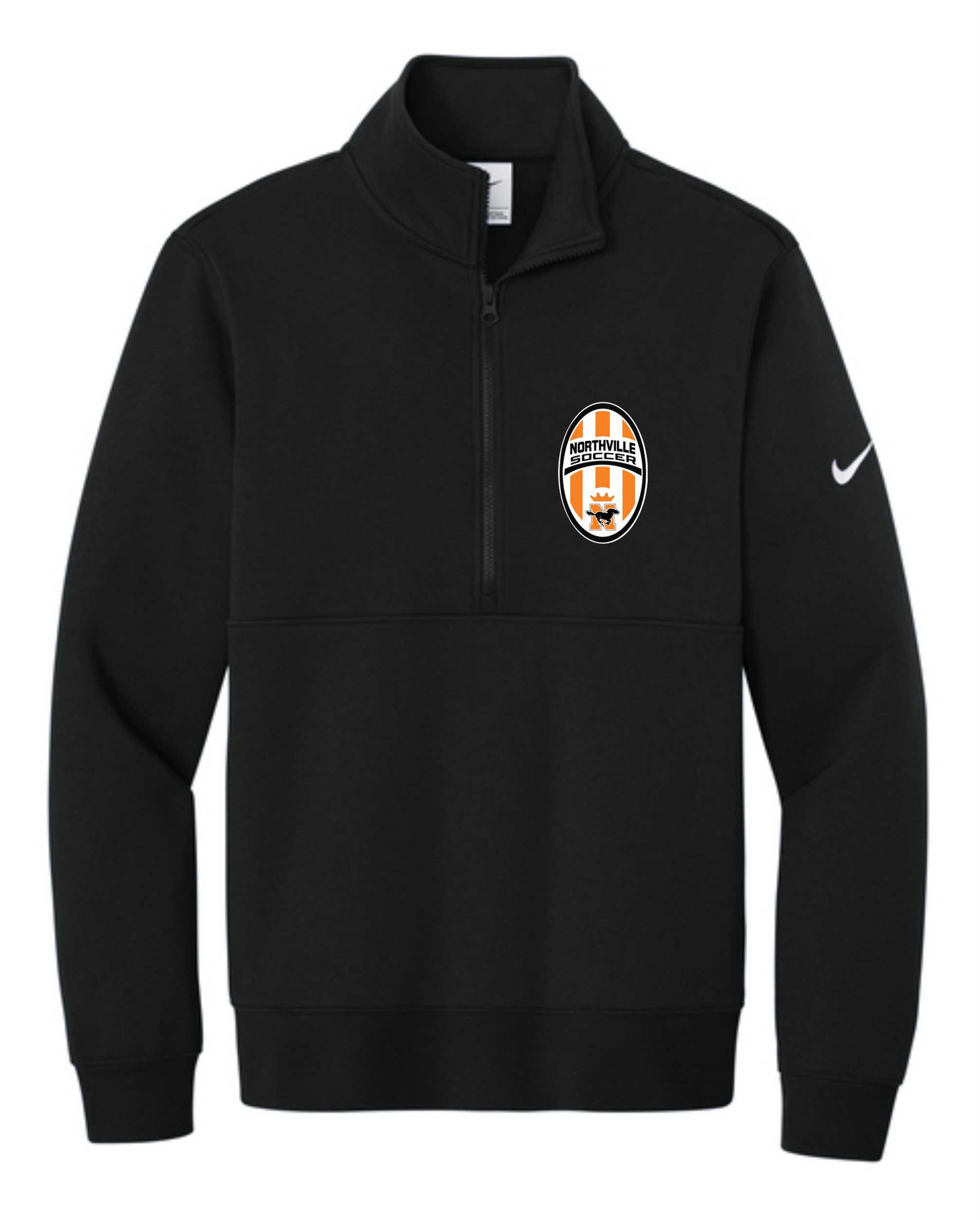 NHS Soccer Nike Half Zip Fleece