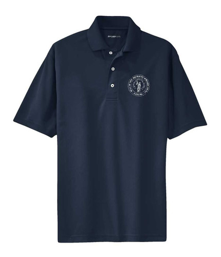 MSC-A0929 BLACK WREATH POLO SHIRT