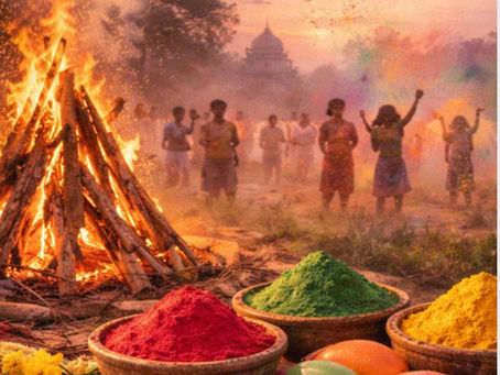 🌕🔥🎨 *होळी पौर्णिमा : मनाचा रीसेट*
परंपरा, अनुभव आणि थोडं विज्ञान