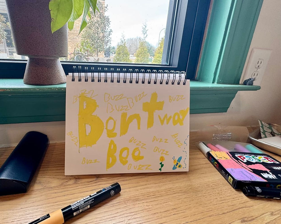 Coffee Shop Art Project - "The Bees"