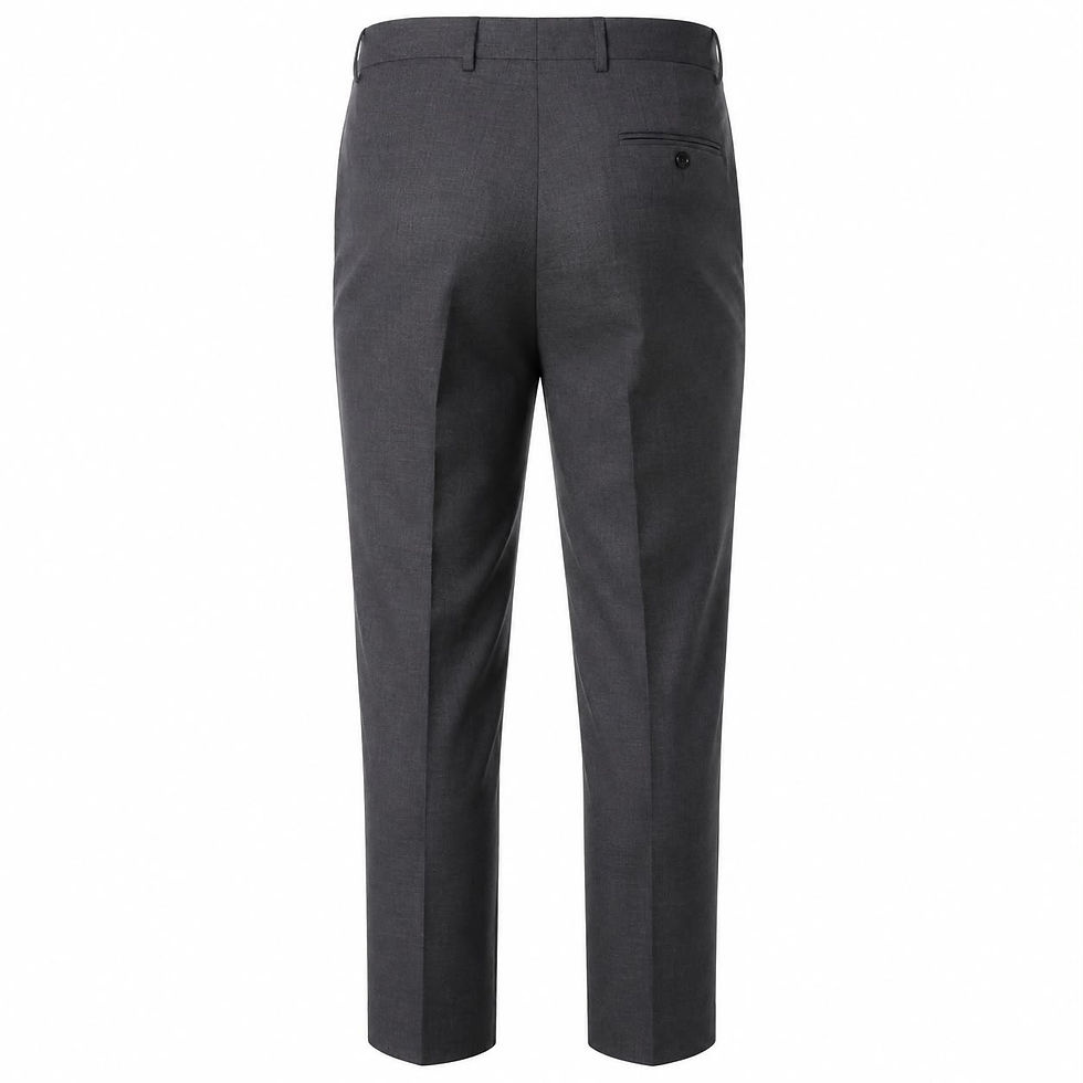 תמונה ממוזערת: Zara Dark Grey Tailored Wool Trousers