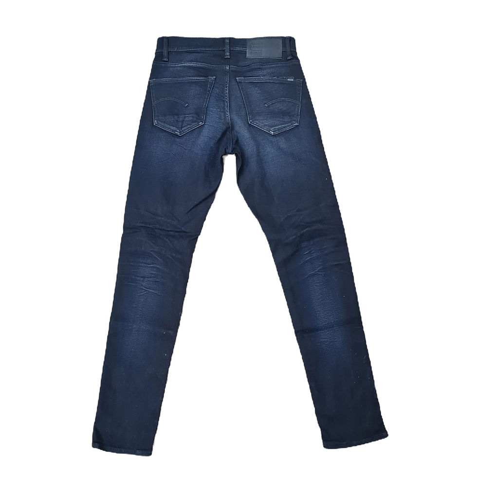 תמונה ממוזערת: G-STAR RAW Dark Blue 3301 slim-fit jeans