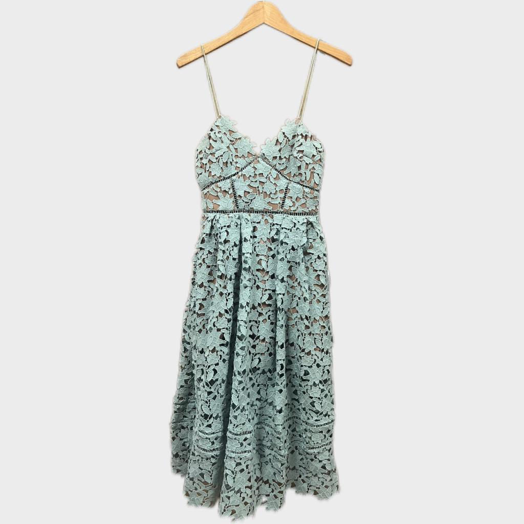 Vintage SISTARESS Lace Midi Dress
