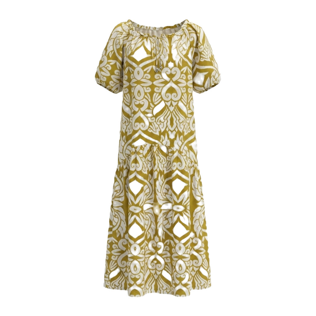 H&M mustard dress