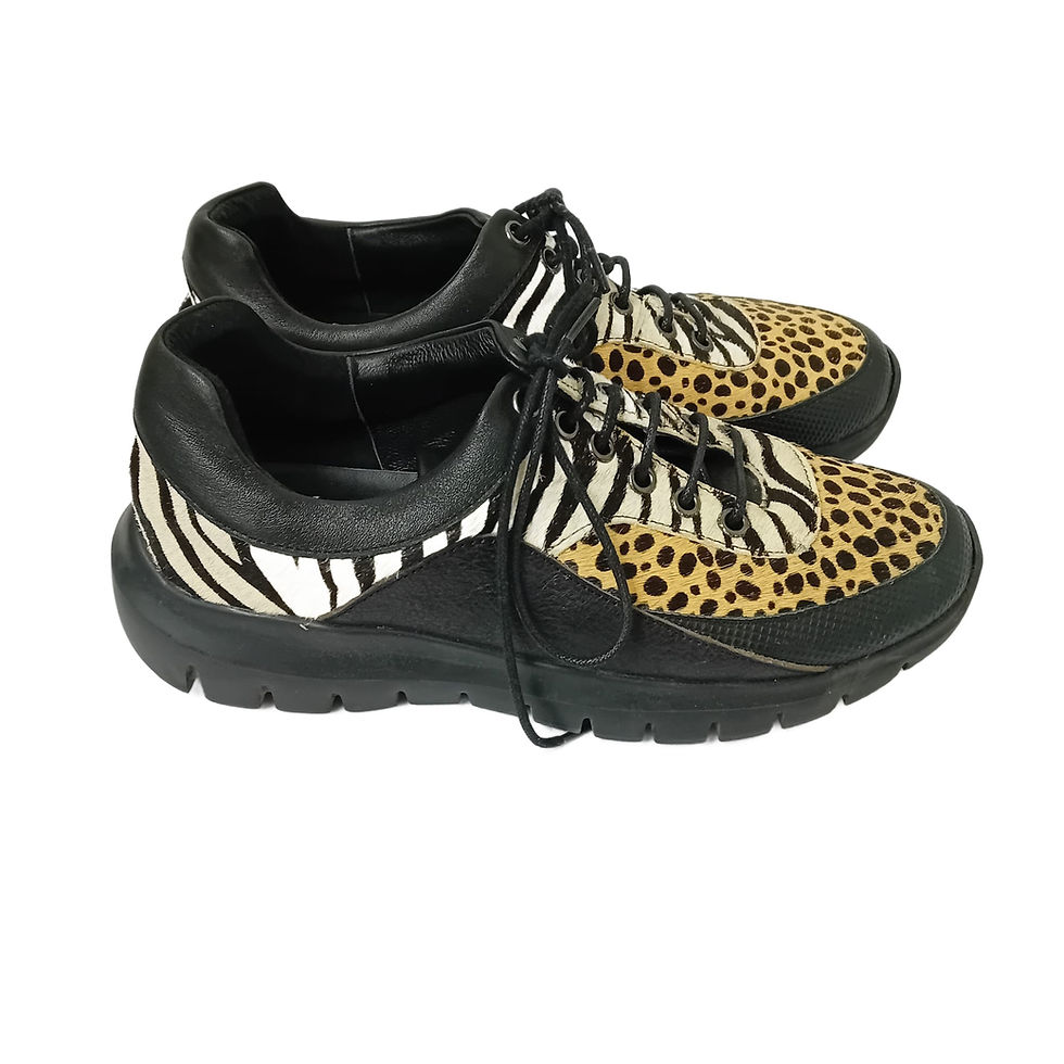 Thumbnail: Daniella Lehavi Black Leopard and Zebra Pattern Shoes