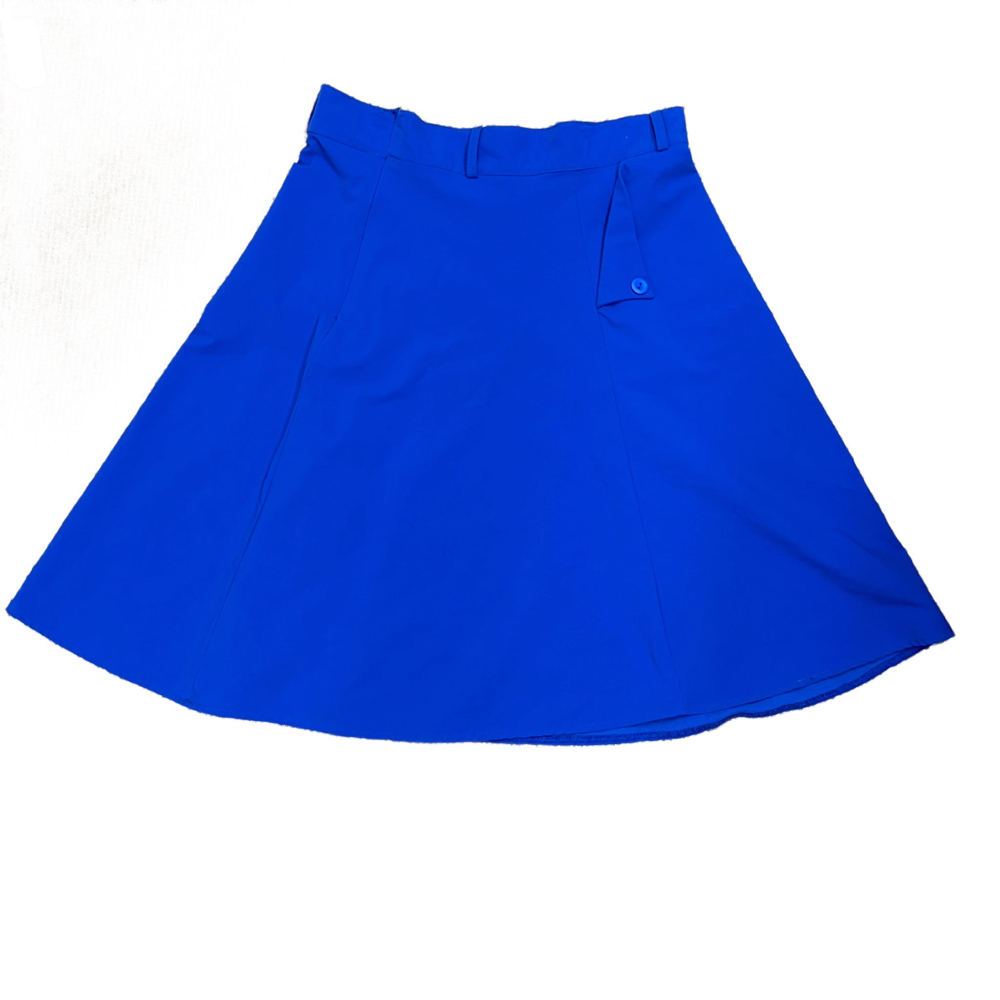 Naama Bezalel Royal Blue Tailored Buttoned Skirt