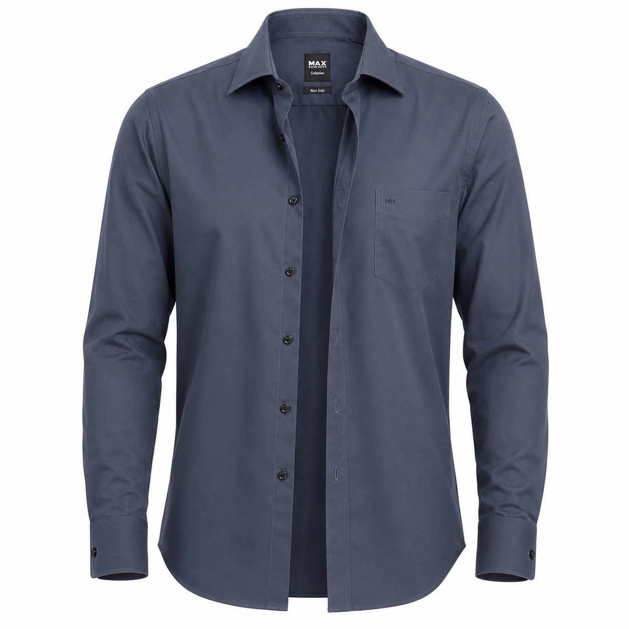 Max Moretti Blue-Grey Shirt