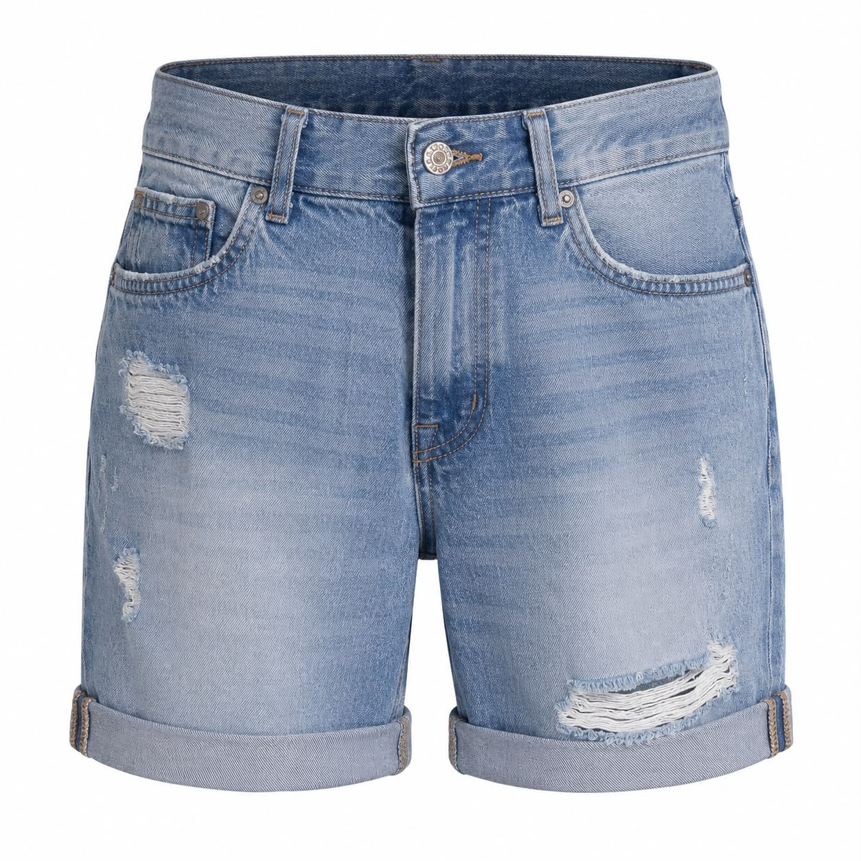 H&M Distressed Denim Shorts