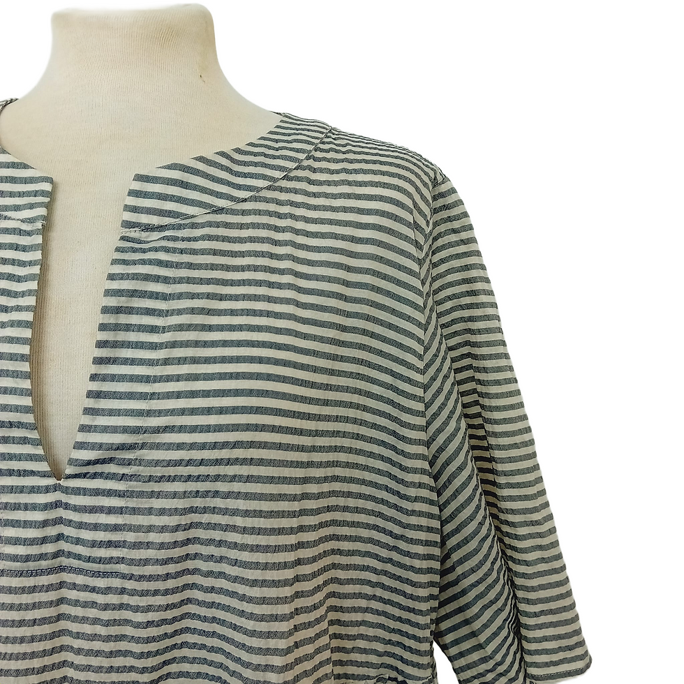 תמונה ממוזערת: MARINA RINALDI Sport Grey/White Dress
