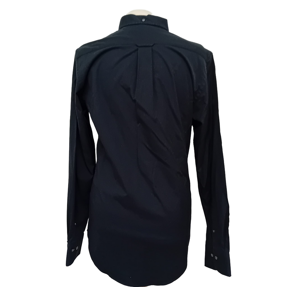 Thumbnail: Gant Navy Blue Long-Sleeve Button-Down Shirt