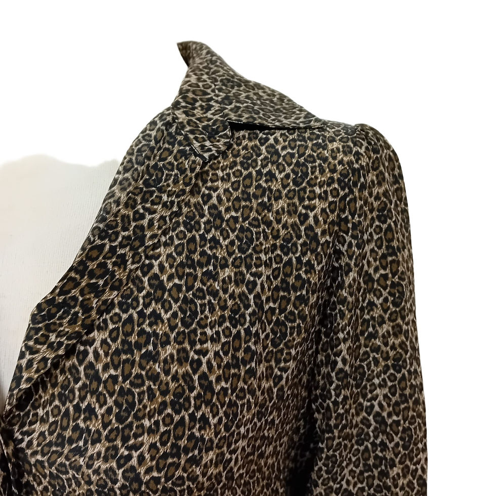 Thumbnail: Weekend Max Mara Leopard Button-Down Shirt with Black Back