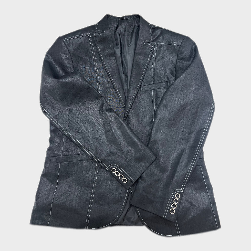 Thumbnail: ALEX Faux leather coated blazer