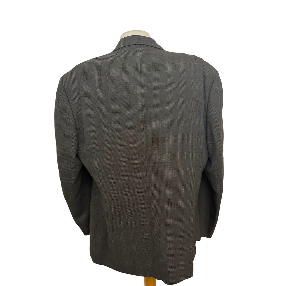 תמונה ממוזערת: Premium Italian Plaid 100% Wool Tailored Jacket