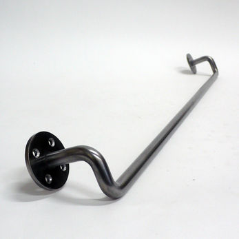 Powder coated steel handle