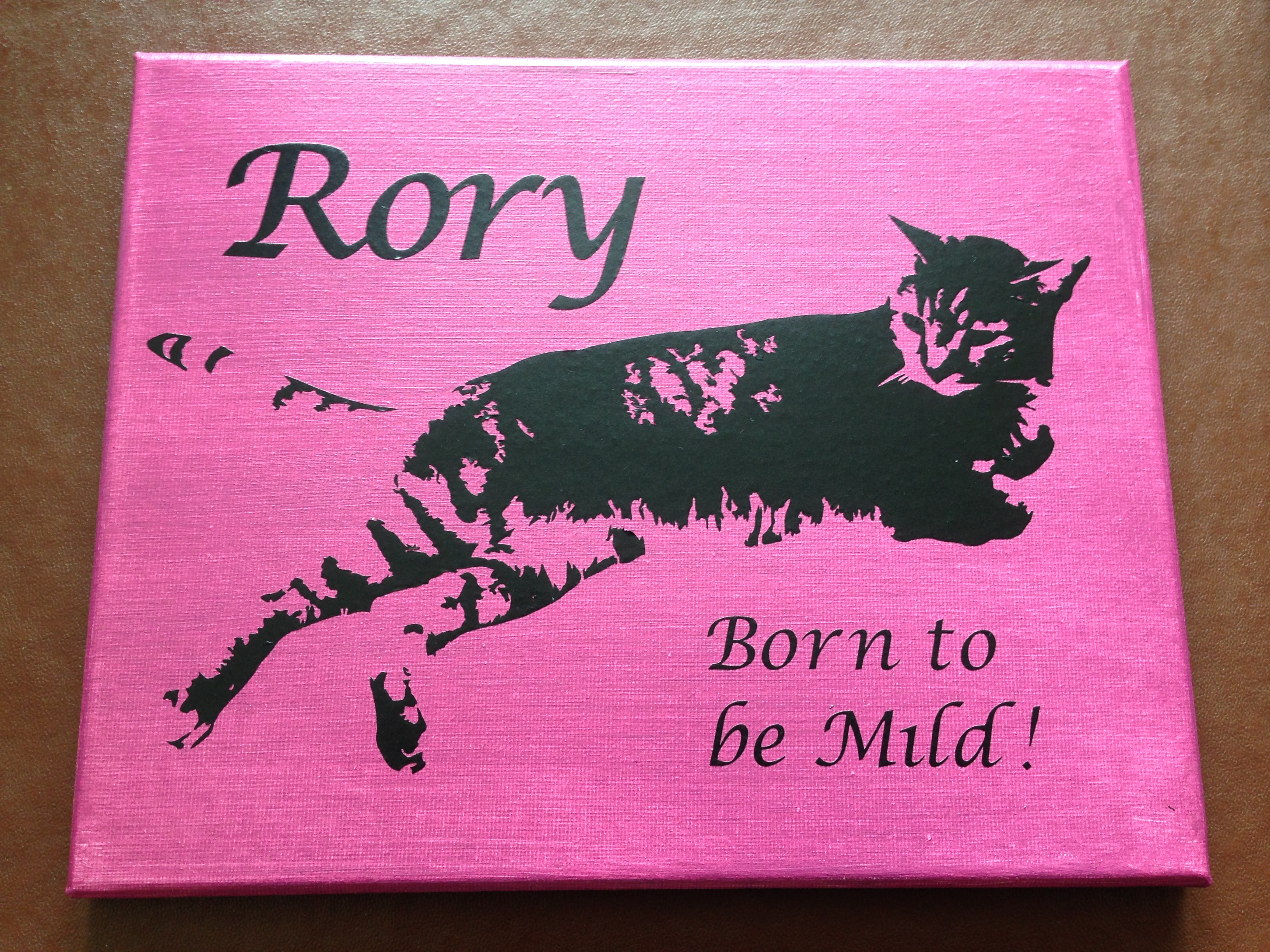 Commissioned pet canvas
