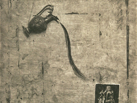 Claret Jug Tableau photo etching