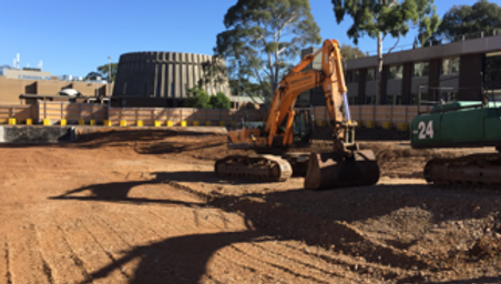 Demolition of Buildings 3A and 3B at Monash University Clayton Campus, including connecting structures.