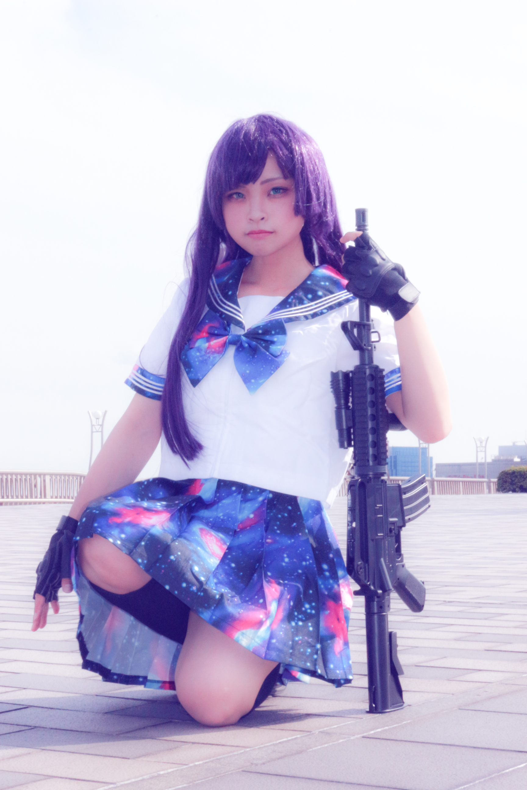 創作 宇宙柄セーラー Magu 創作 宇宙柄セーラー Magu