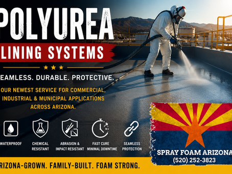 worker spraying polyurea on industrial settings