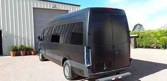 Bus with foam