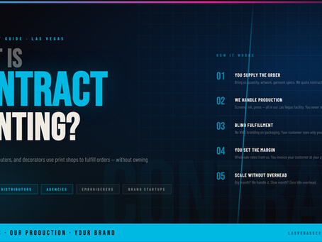 What Is Contract Screen Printing? A Guide for Resellers