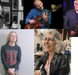 CATHY SEGAL-GARCIA & her long-time recording/performing group, THE MOMENT! artwork from Birds Of A Feather Jazz Lounge