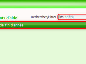 Les opérations de fin d'année
