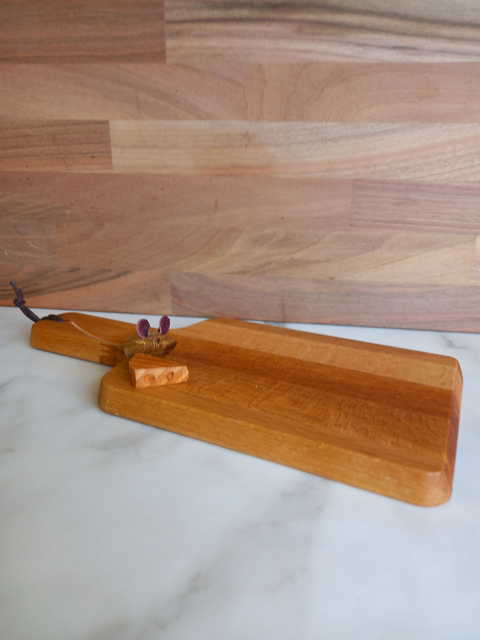 Thumbnail: Cheese Board - Chopping Board Handmade with mouse & cheese