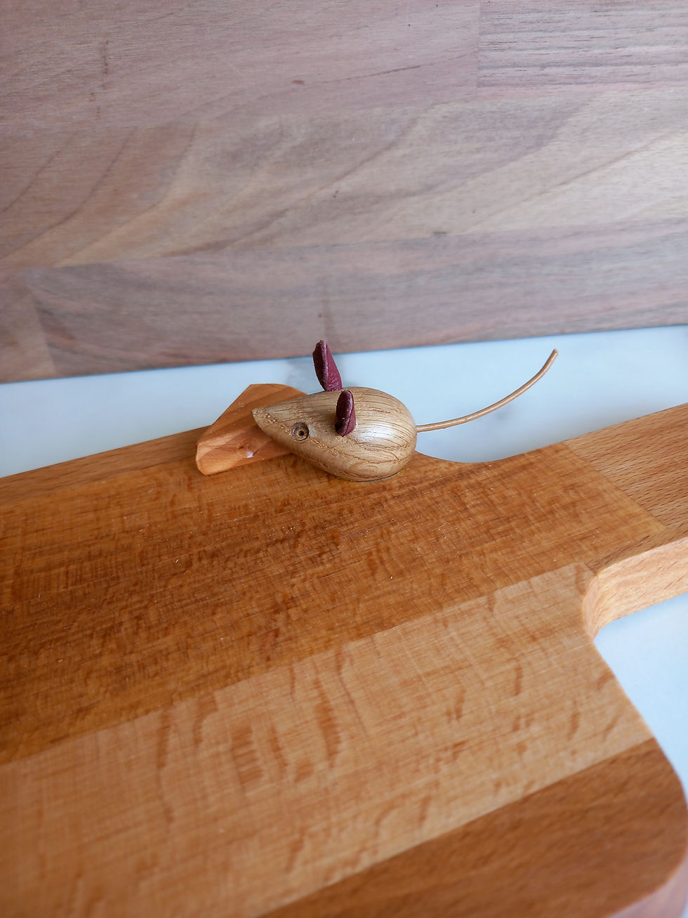Thumbnail: Cheese Board - Chopping Board Handmade with mouse & cheese