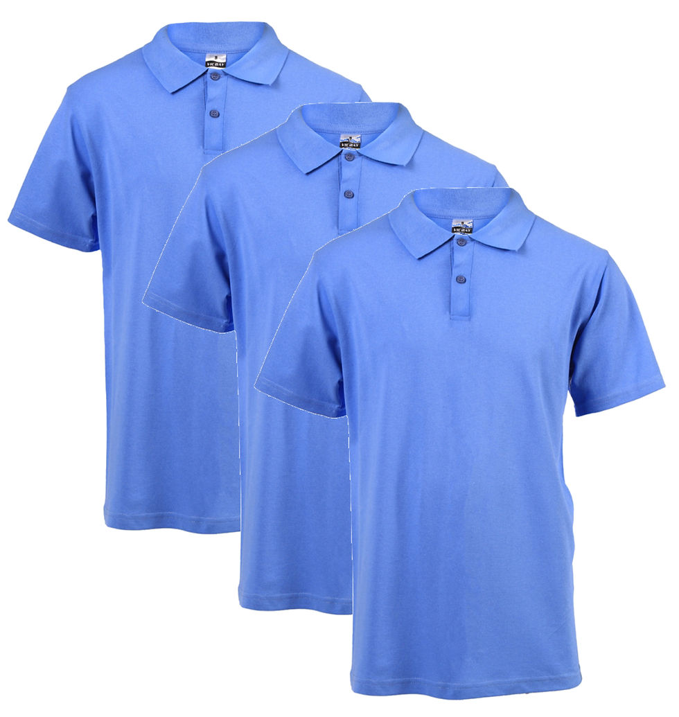 Thumbnail: Blank Men's Polo 3 - Pack ( Assorted colours)