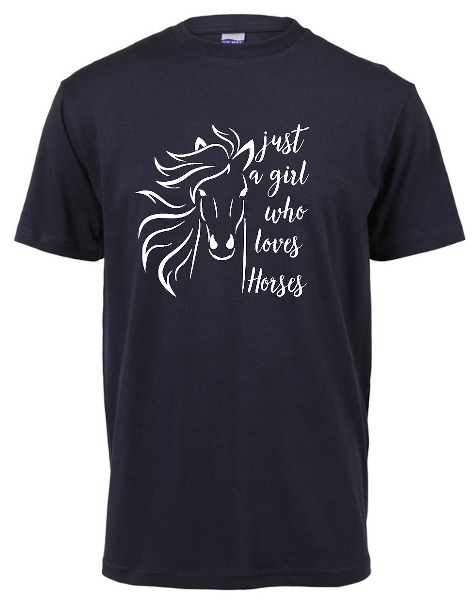 Thumbnail: Just a girl who loves horses Kids T-shirt (Assorted Colours)