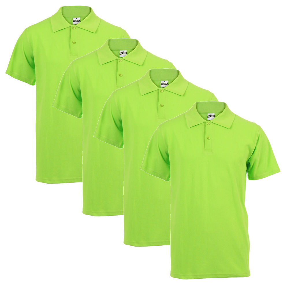 Thumbnail: Blank Men's Polo 4 - Pack ( Assorted colours)