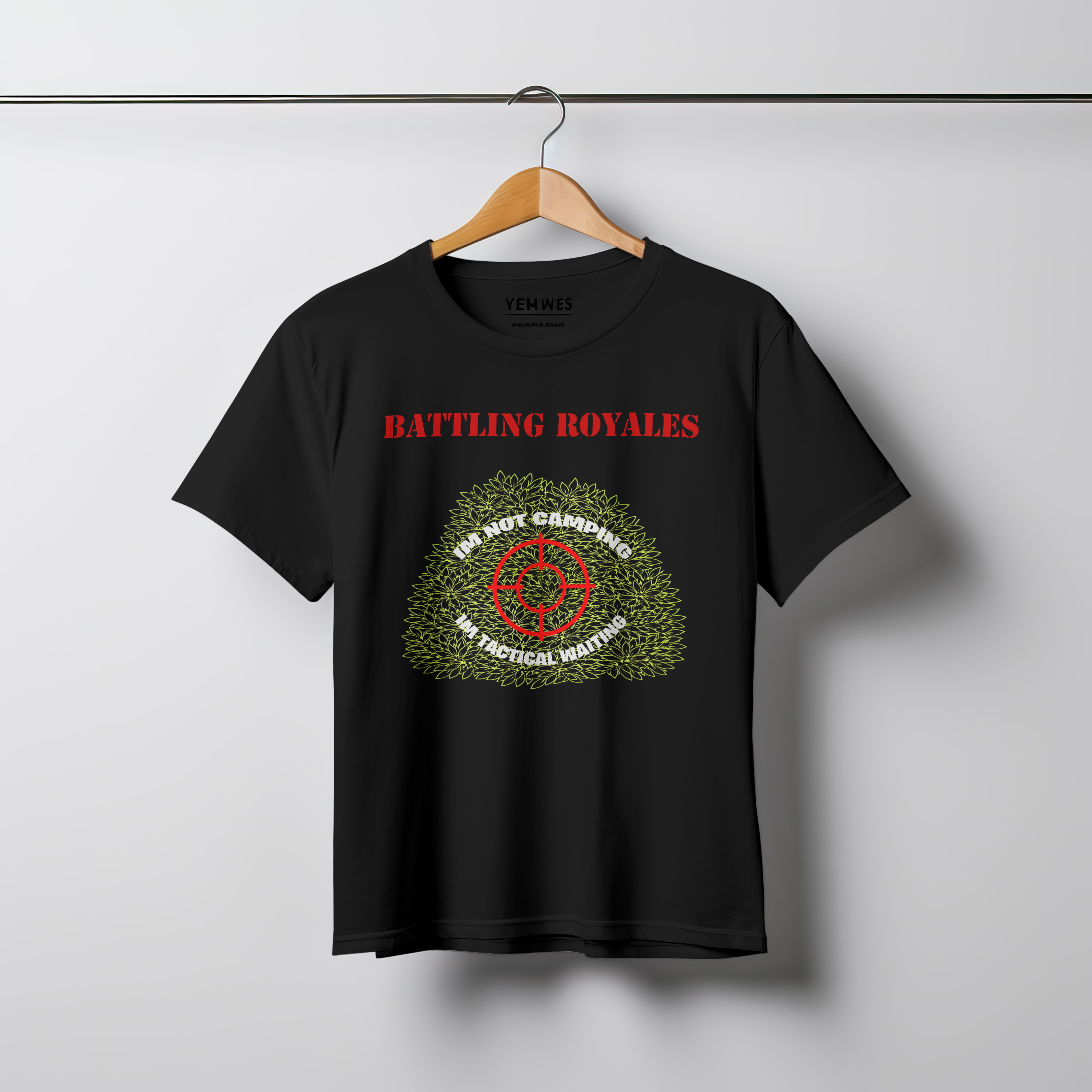 I'm Not Camping, I'm Tactically Waiting T-shirt