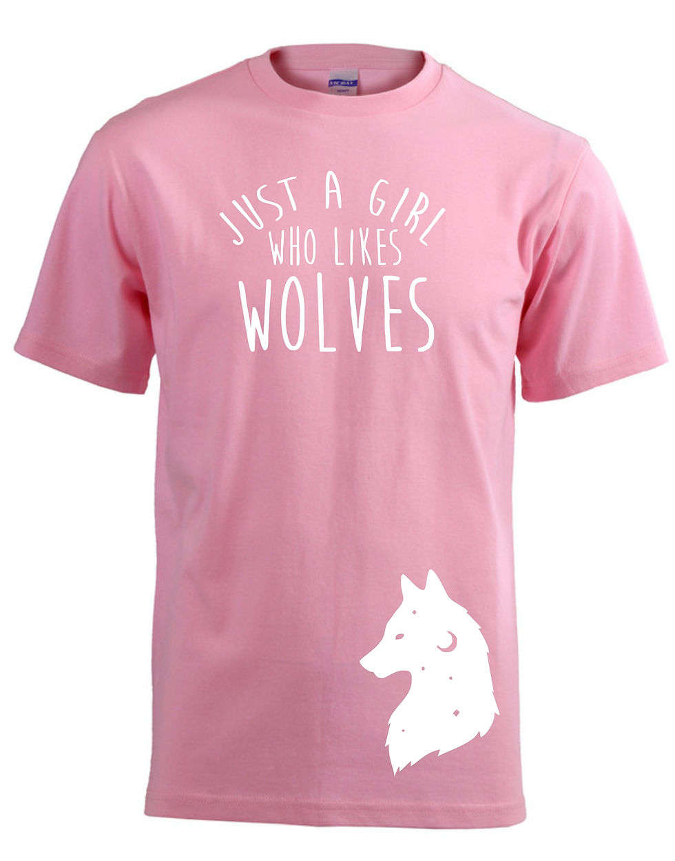 Thumbnail: Just a girl who likes Wolves Kids T-shirt (Assorted Colours)